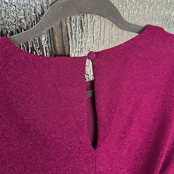 Monique Lhuillier Maxi Dress Womens size 6 Glam Sparkly Cocktail Shimmery - Picture 11 of 11